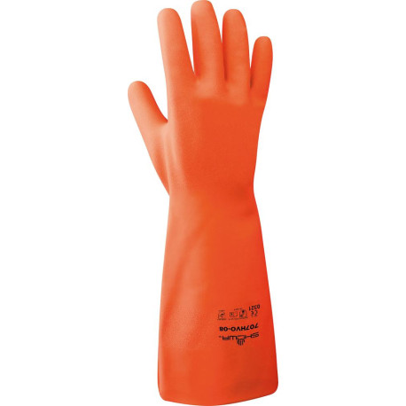 Gant pour produits chimiques 707HVO. Taille 8 (Par 12)