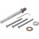 Kit de montage porte BS-SCHUTZ -GRT SST KN/GR 8 67-72 UNSICHTBAR