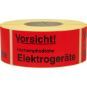 Remarque Étiquettes Électronique recommandée 1.000 pcs/rouleau