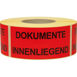 Remarque Étiquettes Doc. Intérieur 1.000 pcs/rouleau