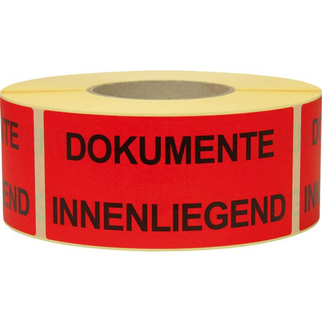 Remarque Étiquettes Doc. Intérieur 1.000 pcs/rouleau