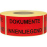 Remarque Étiquettes Doc. Intérieur 1.000 pcs/rouleau