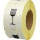 Indication Etiquettes Ne pas tomber verre 1.000 pcs/rouleau