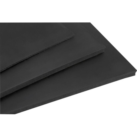 Plaque en caoutchouc FKM pur. 75 Shore A 3.0 mm. 1500x10000mm (Par 15)
