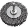 Brosse ronde sur tige Xtreme Ø70 x 18 x 0.3 mm fil d'acier ondulé Osborn
