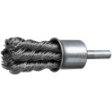 Brosse pinceau Xtreme acier23x29x0.3mm. Tige 6mm torsadée. 8Z.