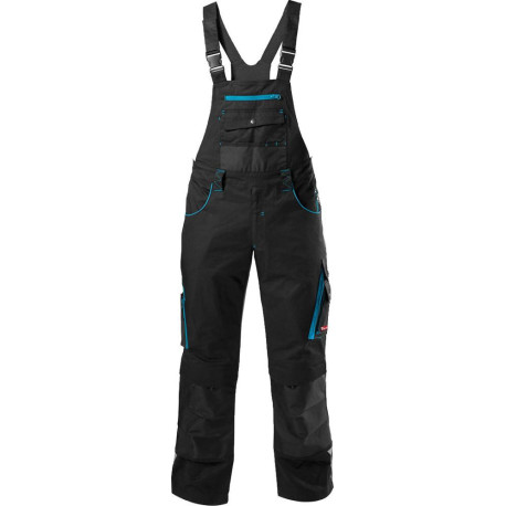 Salopette H FORTIS 24. noir/turquoise. Gr. 52