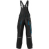 Salopette H FORTIS 24. noir/turquoise. Gr. 52