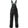 Salopette H FORTIS 24. noir/turquoise. Taille 56.