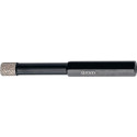 Mèche diamantée 8 mm. hexagonale avec cire de refroidissement FORTIS