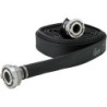 Tuyau plat polyvalent caoutchouté. noir. C/52mm. STORZ Raccords 20m FORTIS