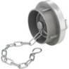 Raccord aveugle Storz aluminium. 52-C avec chaîne. 52-C. PN 10 FORTIS
