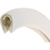 Protection d'arêtes flexible ronde. blanc-gris. 6.5x9.5mm. Zone de serrage 1.0-2.0mm. 10m FORTIS (Par 10)