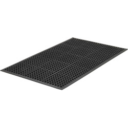 Tapis annulaire pour poste de travail NBR/SBR. noir 13mm. 1520x910mm résistant à l'huile FORTIS