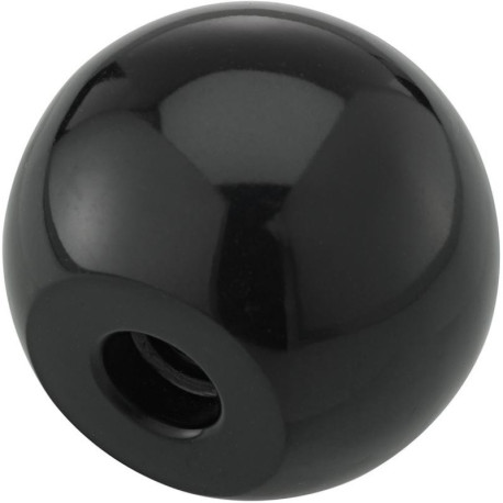 Bouton sphérique DIN319 Duroplast. Forme C. 32mm. M 8. contenu : 5 pièces FORTIS