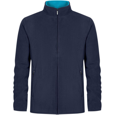 Veste polaire. navy-aqua. Gr.M