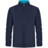Veste polaire. bleu marine-aqua. Taille L.