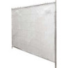 Bâche de protection visuelle blanc L3500xH2000 mm avec oeillets