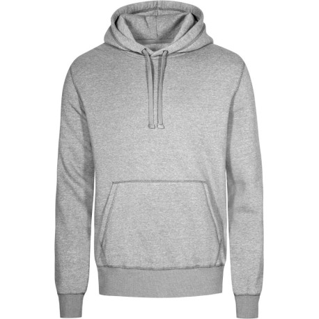 Sweat à capuche. gris heather. Gr.S