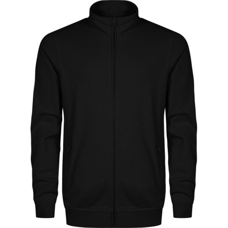 Veste de sweat-shirt. noir. Gr.S