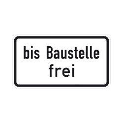 Panneau ZZ.1028-31. 231x420mm jusqu'au chantier libre Label de qualité RAL film RA1