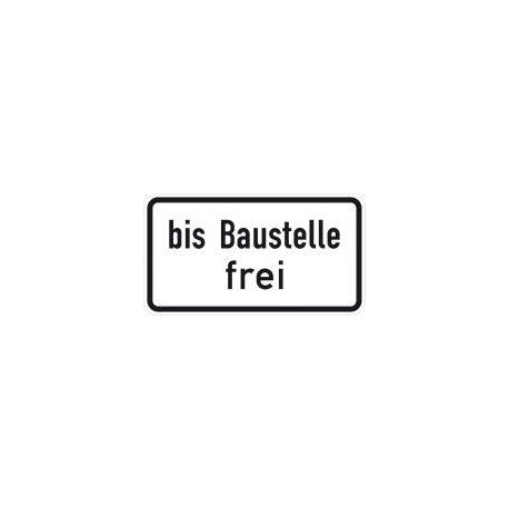 Panneau ZZ.1028-31. 231x420mm jusqu'au chantier libre Label de qualité RAL film RA1