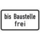 Panneau ZZ.1028-31. 330x600mm jusqu'au chantier libre Label de qualité RAL film RA1