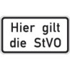 Panneau WH.46. 600x330mm Le code de la route s'applique ici Label de qualité RAL film RA1