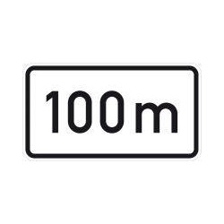 Panneau ZZ.1004-30. 231x420mm 100m Label de qualité RAL film RA2