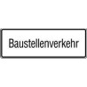 Panneau ZZ.1007-38. 330x600mm Trafic de chantier Label de qualité RAL film RA2