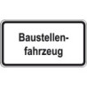 Panneau WH.30. 600x330mm Véhicule de chantier Label de qualité RAL film RA2