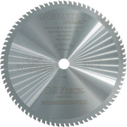 Lame de scie carbure Drytech D-305x25.4x2.2mm 80Z pour acier à parois minces Jepson