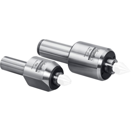 Pointe de tour avec grains finaux à ressort cylindrique 1. CONZELLA