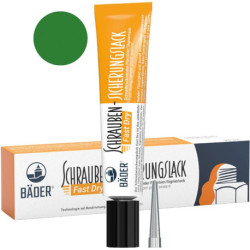 Vernis de sécurité pour vis Fast Dry 20 ml Tube vert (Par 12)