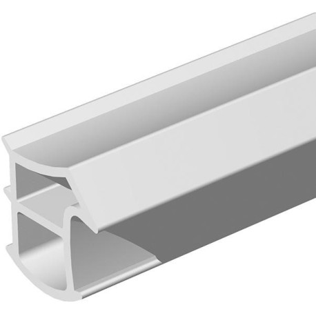 Joint d'huisserie en acier K2154W-PVC gris DIY Progr..5mtr (Par 5)