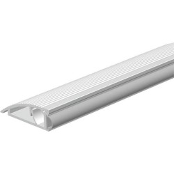 Rail de butée de porte AKW à visser Alu argent.Br63 x H20 x L1200