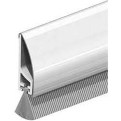 Inox Deluxe m brosse. à visser acier argent DIY Progr..L 1000mm