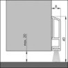 PDS-B-ZK Déco/Confort auto-cl. KF brun DIY Progr..L 1000mm (Par 10)