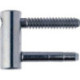 Vantail Exacta 2pcs. 3Dm. Nb.zingué Roulettes ø 14. poids de porte 80kg. (Par 10)