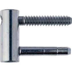 Vantail Exacta 2pcs. 3Dm. Nb.zingué Roulettes ø 14. poids de porte 80kg. (Par 10)