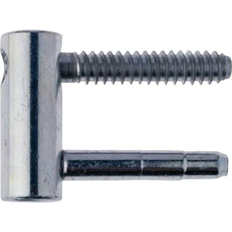 Vantail Exacta 2pcs. 3Dm. Nb.zingué Roulettes ø 14. poids de porte 80kg. (Par 10)
