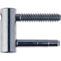 Vantail Exacta 2pcs. 3Dm. Nb.zingué Roulettes ø 14. poids de porte 80kg. (Par 10)