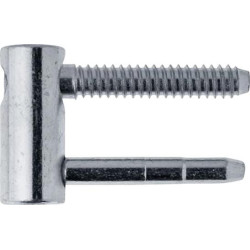 Vantail Exacta 2pcs. 3D. avec porte, acier inox. Roulettes en nb galvanisé ø 16. poids de porte 100kg (Par 10)
