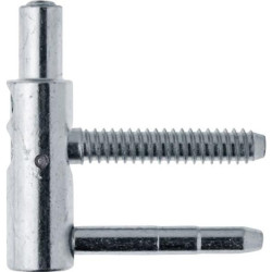 Elément de cadre Exacta 2pcs. 3D. avec portes. Roulettes en nb galvanisé ø 16. poids de la porte.100kg (Par 10)
