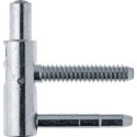 Elément de cadre Exacta 2pcs. 3D. avec portes. Roulettes en nb galvanisé ø 16. poids de la porte.100kg (Par 10)