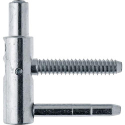 Elément de cadre m. STS Exacta 2pcs.3D. galv. roulettes ø 16. poids de porte.100kg (Par 10)