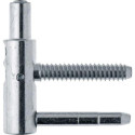 Elément de cadre m. STS Exacta 2pcs.3D. galv. roulettes ø 16. poids de porte.100kg (Par 10)