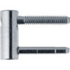 Vantail Exacta 2tlg3D m. Nb.galv. roulettes ø 20. poids de porte.120kg (Par 10)