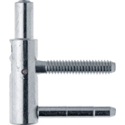 Elément de cadre Exacta 2pcs. 3D. avec vantaux. Roulettes en acier galvanisé ø 20. poids de la porte.120kg (Par 10)
