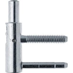 Partie cadre avec STS Exacta2tlg. 3D. galv. roulettes ø 20. poids de la porte.120kg (Par 10)